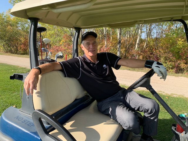 Supplied Photo
Herb Wiebe enjoys time on the golf course, something he’s able to do with caregivers that share his interests.