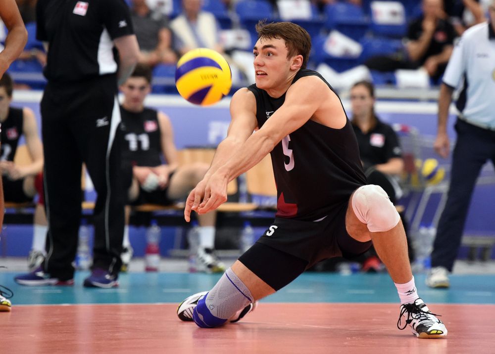 FIVB PHOTO
Steinbach's Eric Loeppky, at only 19 years of age, part of the Canadian National Men's Volleyball Program, is already a world class volleyball player.