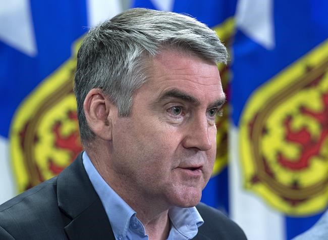 Premier Stephen McNeil addresses a news conference in Halifax on Sunday, March 15, 2020. McNeil is still not committing to a public inquiry into the shooting rampage that claimed 22 lives last month, saying the province is waiting to see what federal authorities ultimately do aside from the ongoing RCMP investigation. THE CANADIAN PRESS/Andrew Vaughan