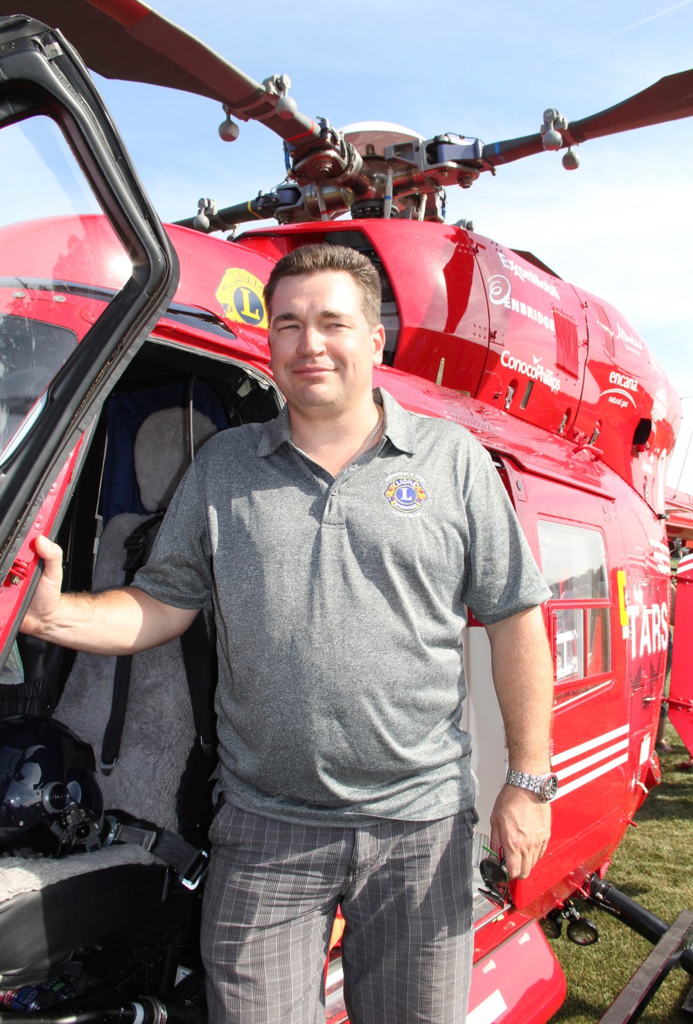 IAN FROESE | THE CARILLON
Brad LeMay of LeMazing Mechanical and the Grunthal Lions Club will participate in the STARS Rescue on the Island fundraising event on Wednesday.
