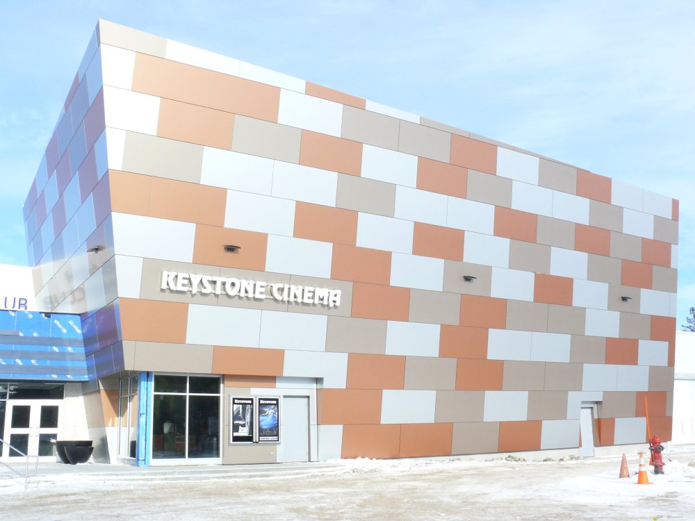 IAN FROESE | THE CARILLON
The exterior of the new Keystone Cinema.