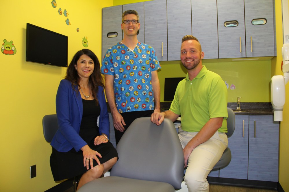 IAN FROESE | THE CARILLON
Steinbach pediatric dentists Karina Gamboa, Mel McManus and Brad Klus.