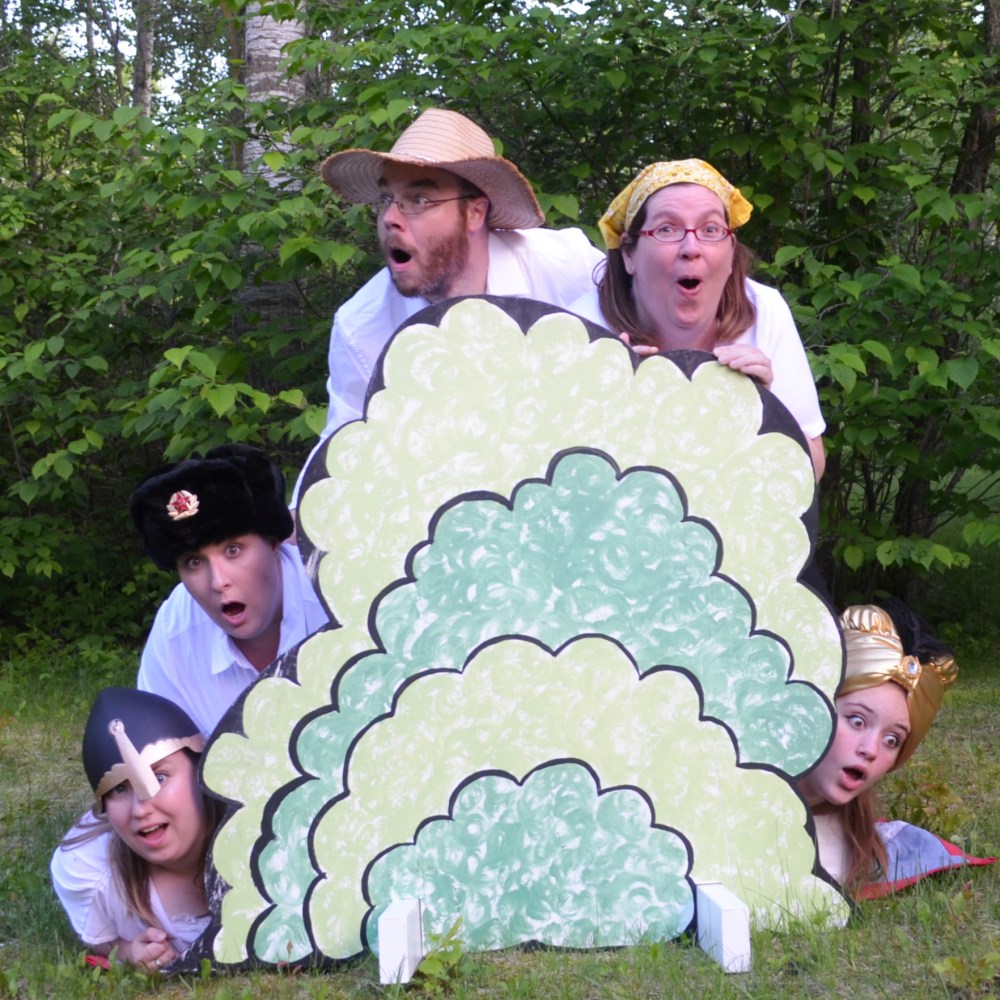PHOTO BY ALAN FEHR
The cast of The Mennonite Fairytale, in full costume, demonstrate the kind of shock and awe they expect from audiences attending the Winnipeg Fringe Theatre Festival, which runs July 17-28.