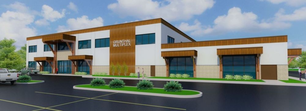 SUPPLIED IMAGE
An artist’s rendering shows what the brand new Grunthal Community Centre could look like. The rendering will be on display at the Grunthal Community Centre Open House next Wednesday at the current Grunthal arena.