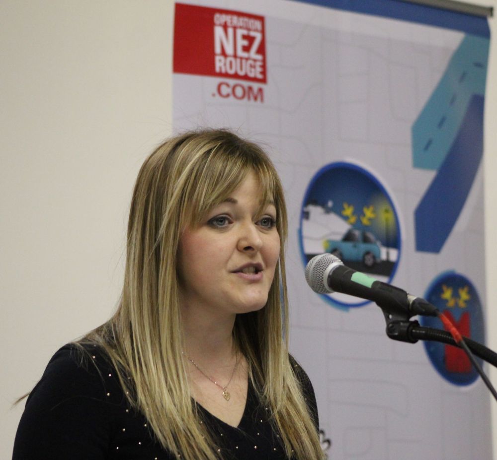JORDAN ROSS | THE CARILLON
Charmaine Gosselin, coordinator of St Malo’s chapter of Operation Red Nose, said about 30 volunteers are still needed, mainly for the hard-to-fill New Year’s Eve shift.