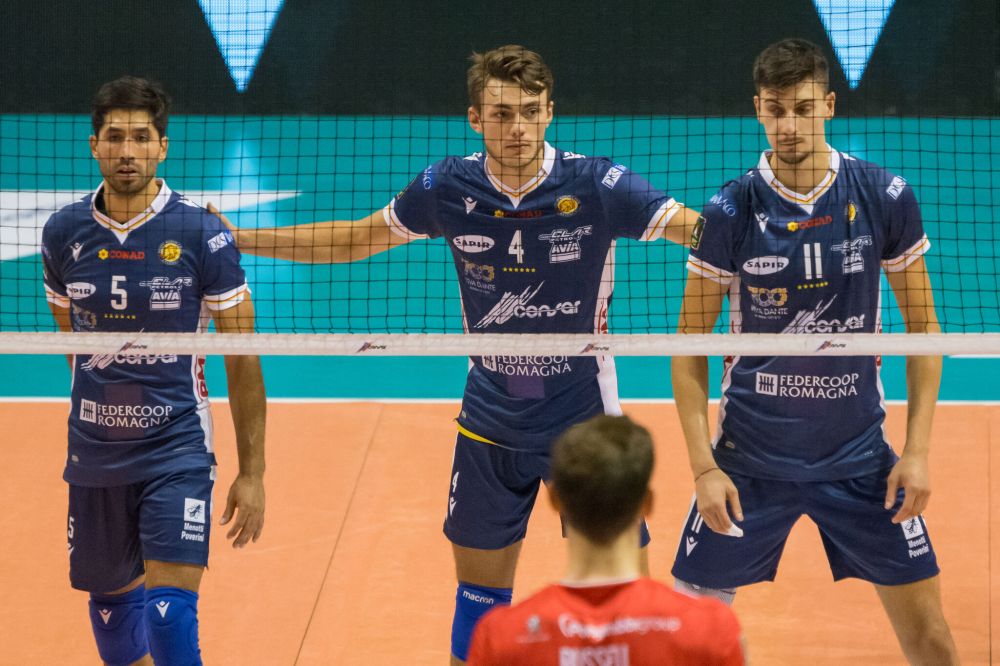 Daniele Ricci photo
Steinbach's Eric Loeppky (#4), playing his first season of professional volleyball in the Italian SuperLega at Bunge Ravenna.