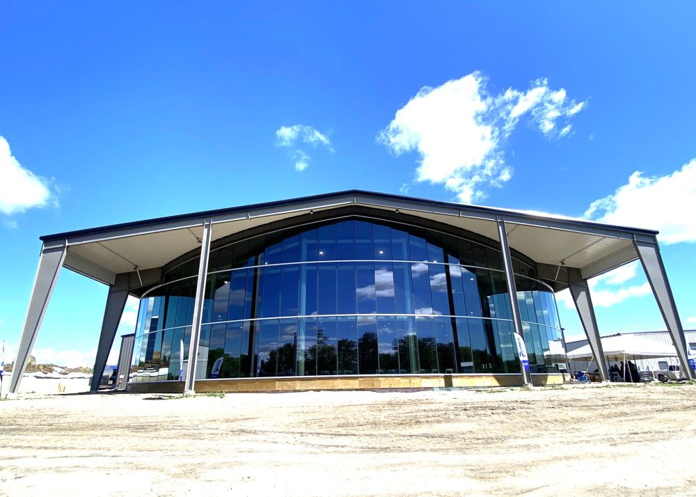 The 80-cow rotary milking system is housed in an impressive rotunda at the front of the Pennwood Dairy barn.