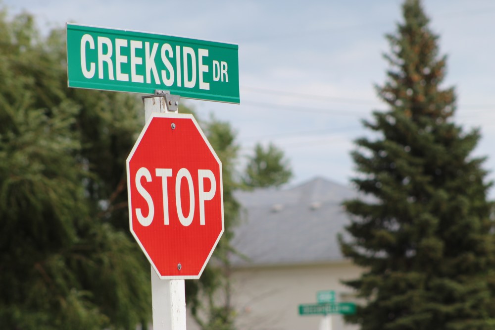 The homicide investigation began when Steinbach RCMP were called to a home on Creekside Drive on the east end of Steinbach. (JORDAN ROSS | THE CARILLON)