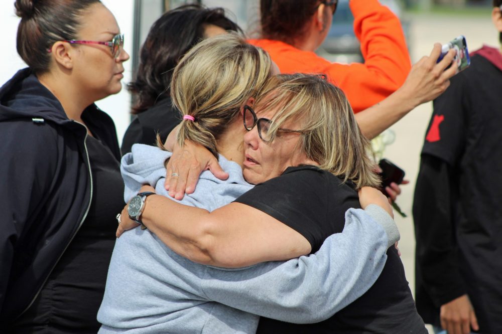 JORDAN ROSS THE CARILLON
The hour-long vigil on Creekside Drive was one of four organized to remember Gerard-Roussin, a bank employee and youth worker who loved ones said was always willing to lend a helping hand to people in need.