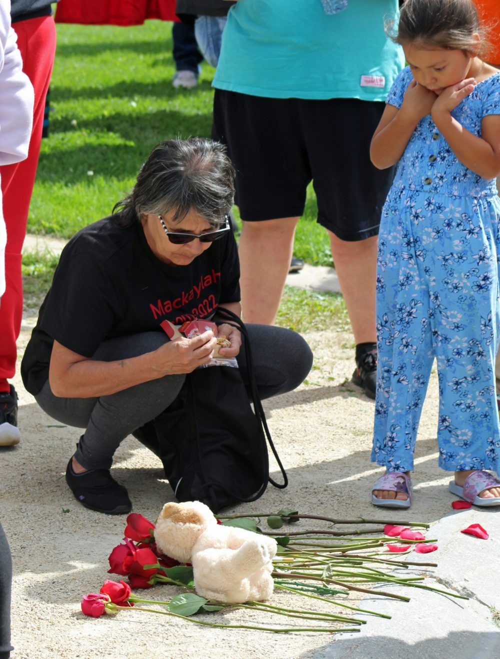JORDAN ROSS THE CARILLON
The hour-long vigil on Creekside Drive was one of four organized to remember Gerard-Roussin.