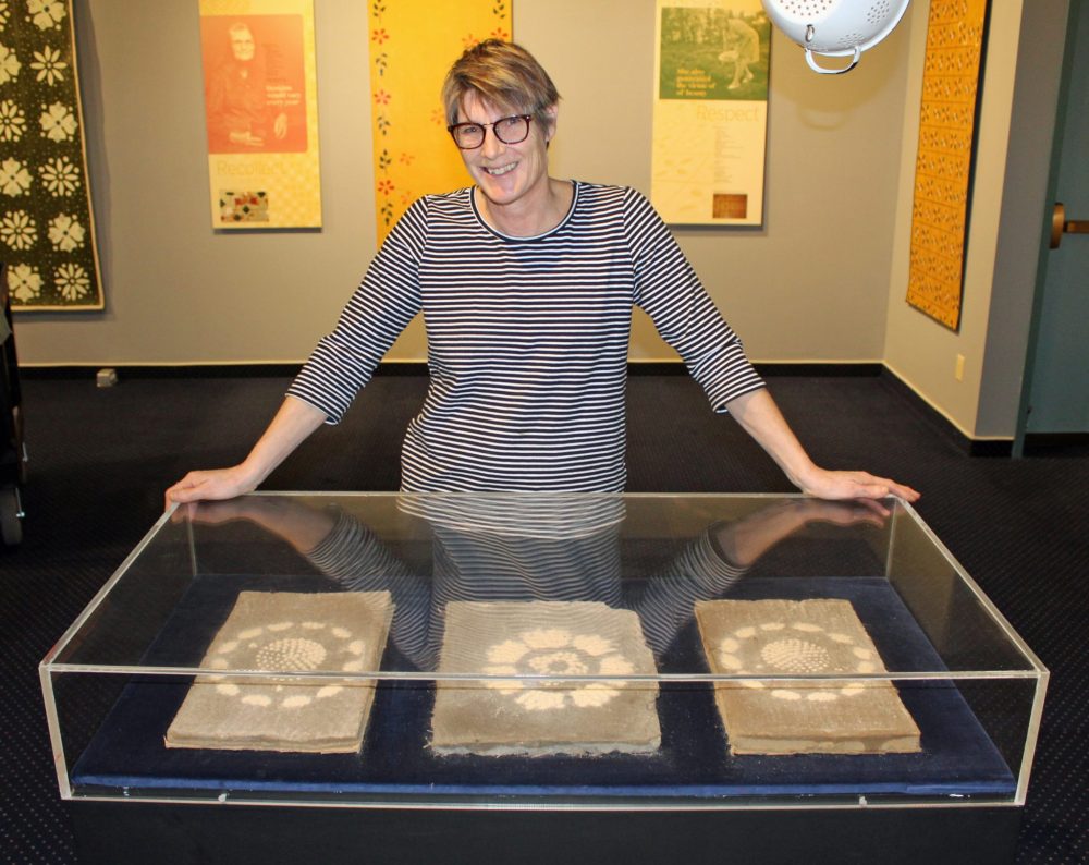 JORDAN ROSS THE CARILLON
Krahn’s exhibit also includes three sarai, delicate sawdust patterns sprinkled onto earthen floors using a colander.