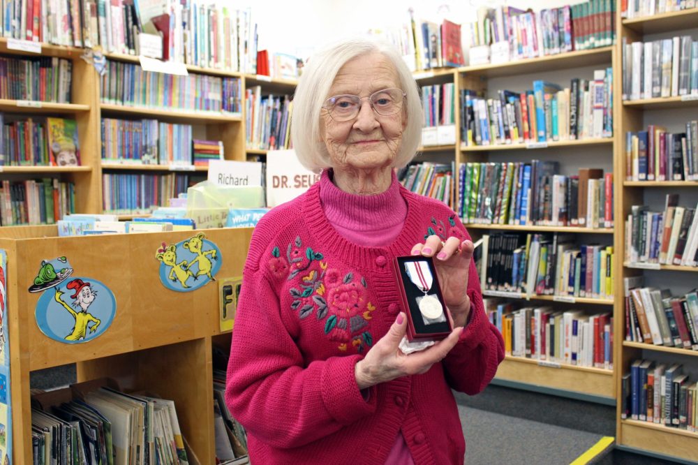 JORDAN ROSS THE CARILLON
Claudia Schmidt received a Queen Elizabeth II Platinum Jubilee Medal last month for her decades of volunteer work in Morris.