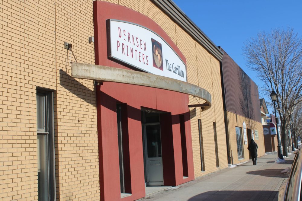GREG VANDERMEULEN THE CARILLON
While the buildings housing Derksen Printers and The Carillon have been sold, the company will stay put in Steinbach, leasing their current space.