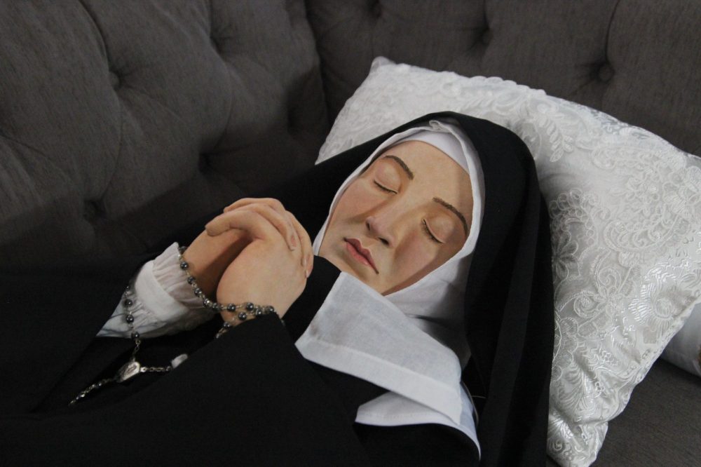 NICOLE BUFFIE THE CARILLON
The figure of St Bernadette took over 100 hours to create using modelling clay, resin and paint.