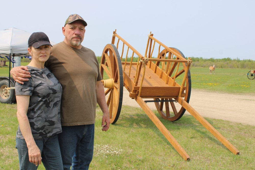 GREG VANDERMEULEN THE CARILLON
For Kelly and Armand Jerome, the Red River Metis Ride of Hope brings together their two cultures, Kelly’s Ukrainian and Armand’s Metis cultures.