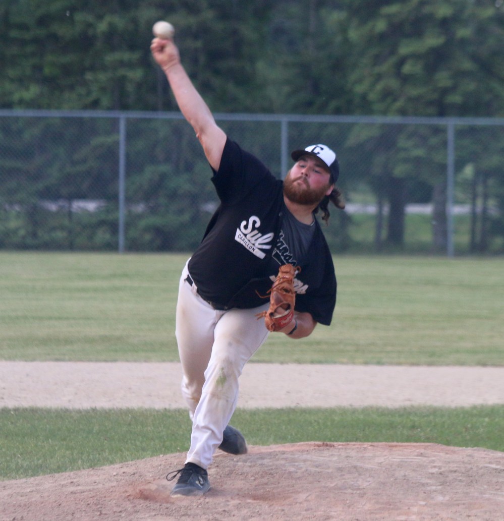 Zach Giesbrecht barely took to the mound last season, but is now fully healthy and chucking for the senior Sultans. (Cassidy Dankochik The Carillon)