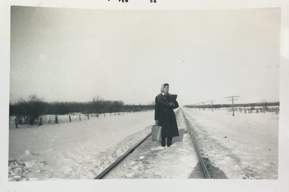 SUPPLIED PHOTO
Pictured in February 1956, Susan Giesbrecht taught Bible study in seven schools in the Ochre River and Makinak area.