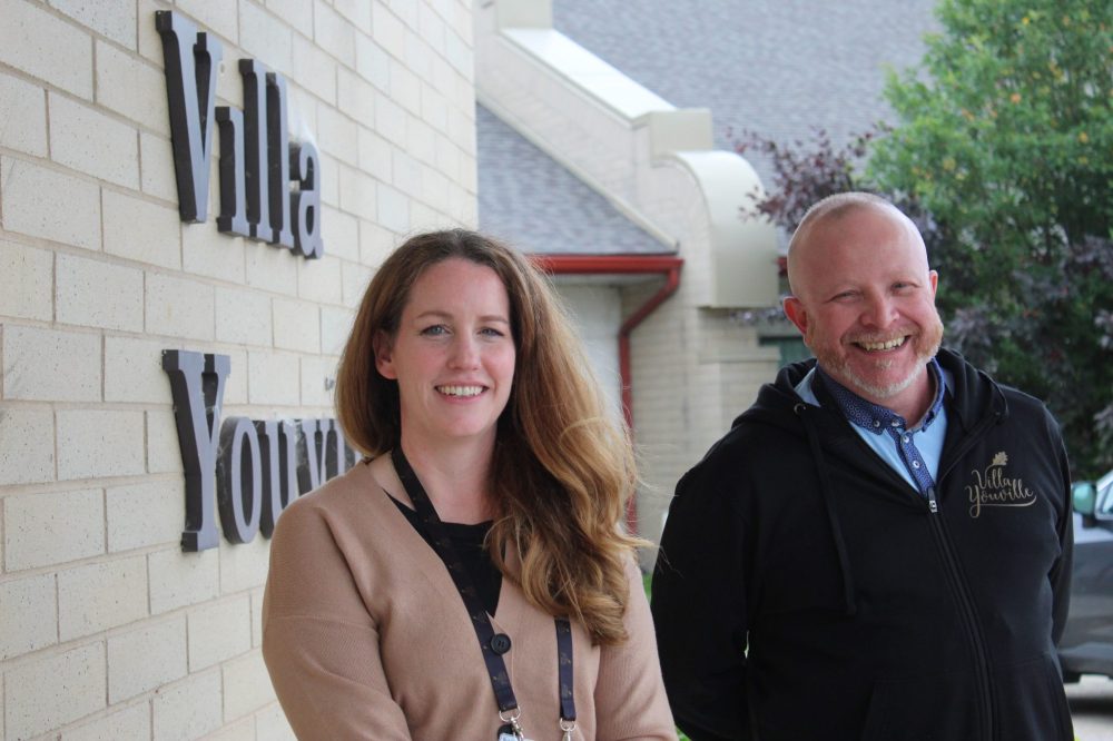 CHRIS GAREAU The Carillon
Villa Youville associate director Sara Trudeau and CEO Yann Boissonneault.