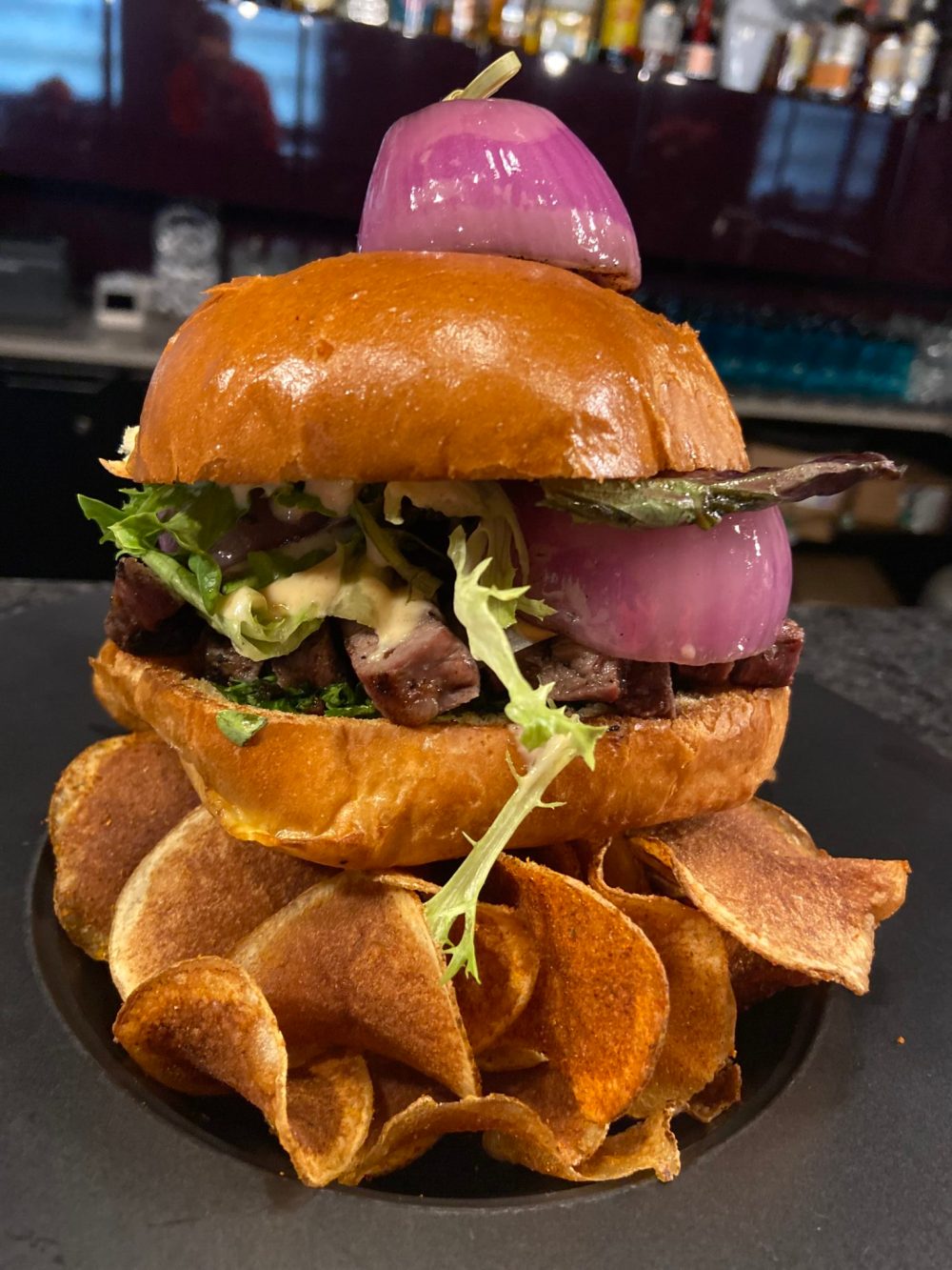 R-Bistro - Chimichurri Steak Burger