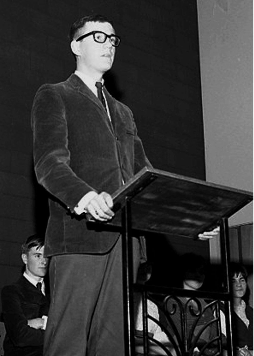 CARILLON ARCHIVES
Steinbach Collegiate Institute senior Eric Neufeld, representing Hanover School Division, is the top speaker in a six-division regional oratorical competition.