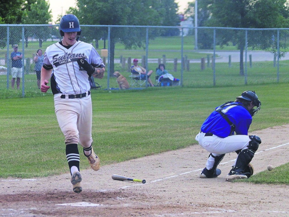 Cody Gunderson was a force for the Sultans in their quarterfinal series at the batter's box, including two home runs in game two of the series. (Cassidy Dankochik The Carillon)