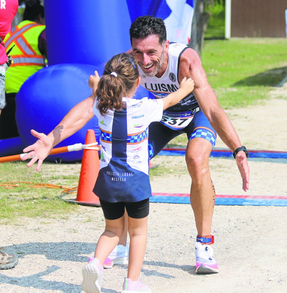 Cassidy Dankochik The Carillon
St Malo Provincial Park hosted the swimming and triathlon events at the World Police and Fire Games, which were hosted in Winnipeg in 2023. The individual triathlon winner, a police officer from Spain, was greeted at the finish line by waiting friends and family.