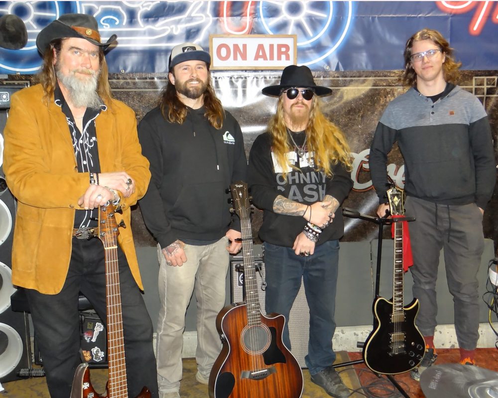 SUPPLIED
Jason Whitehead, Zak Cudney, Mitchell Friesen and Sam Peters are Club Wagon Creek, which will be joined by guest Hamburger Island and DJ Patelli at the Edge Lounge and Nightclub Saturday night.