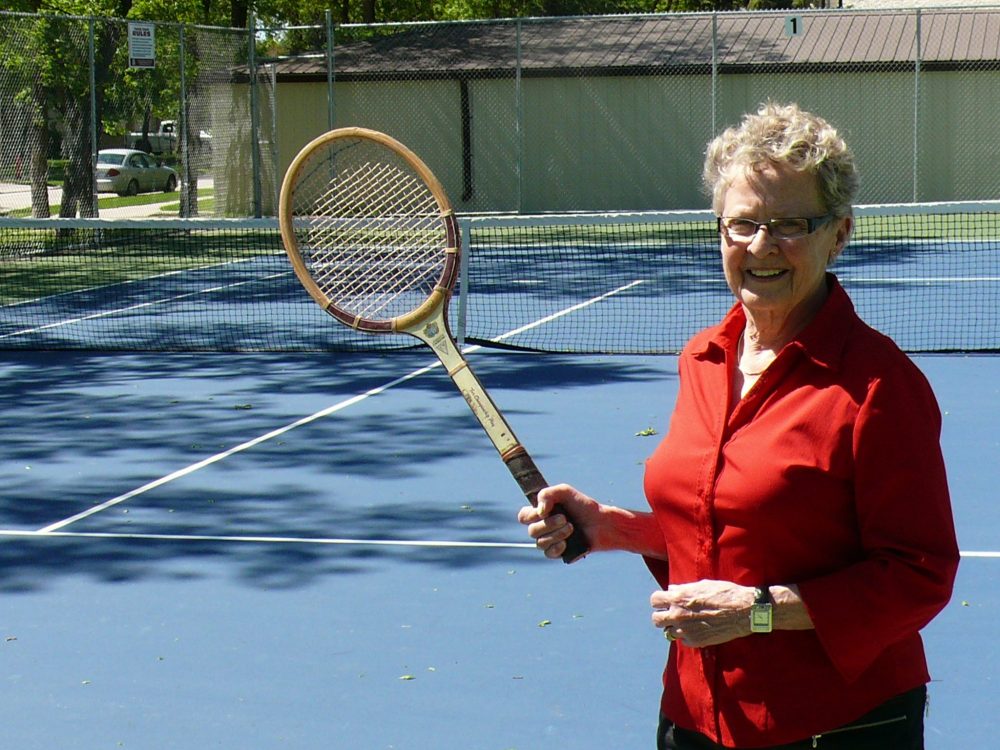 IAN FROESE CARILLON ARCHIVES
Pat Porter, seen here on the Steinbach tennis courts, was the co-chair the last time the then titled MSOS 55 Plus Games came to Steinbach in 2011.