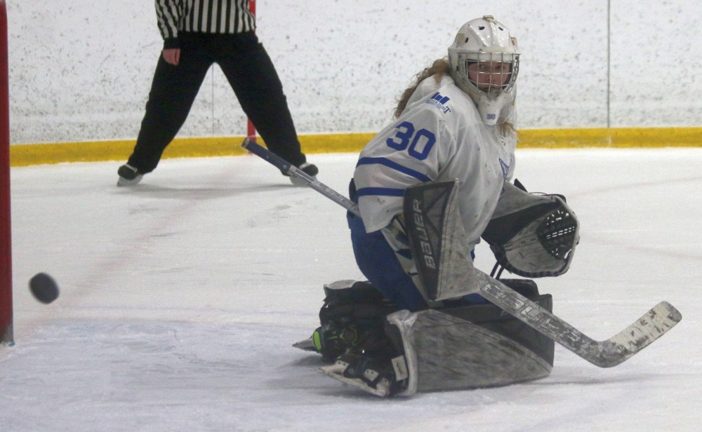 Brandon Palmer went 10-0 in the playoffs for Steinbach, earning the league's post-season most valuable player award. (Cassidy Dankochik The Carillon)