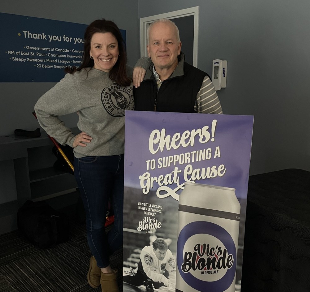 Vic Peters' daughter Kasandra has helped launch a beer to help support a charity named in her dad's honour.