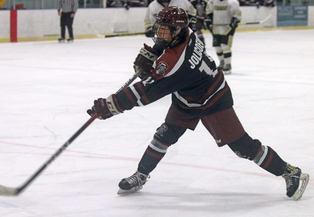 Owen LaRocque has been outstanding for the Twisters as the team cycles goalies throughout the playoffs. In four playoff appearences, the former Virden Oil Capital has two shutouts, including in game four against St Boniface to win the series. (Cassidy Dankochik The Carillon)