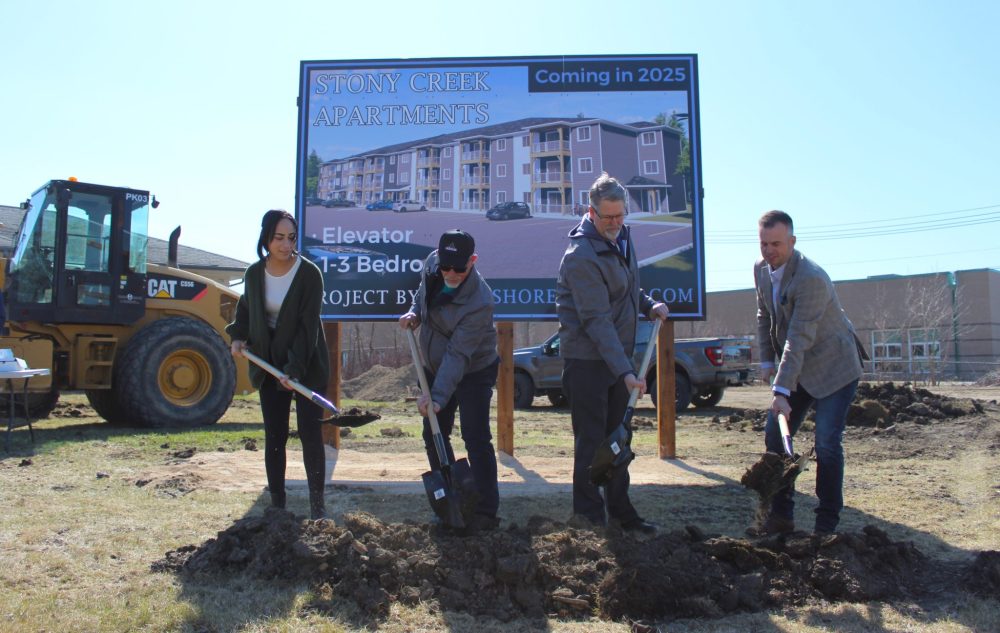 CHRIS GAREAU THE CARILLON
Construction has started on a new 36-unit, three-storey apartment building in St Pierre-Jolys.