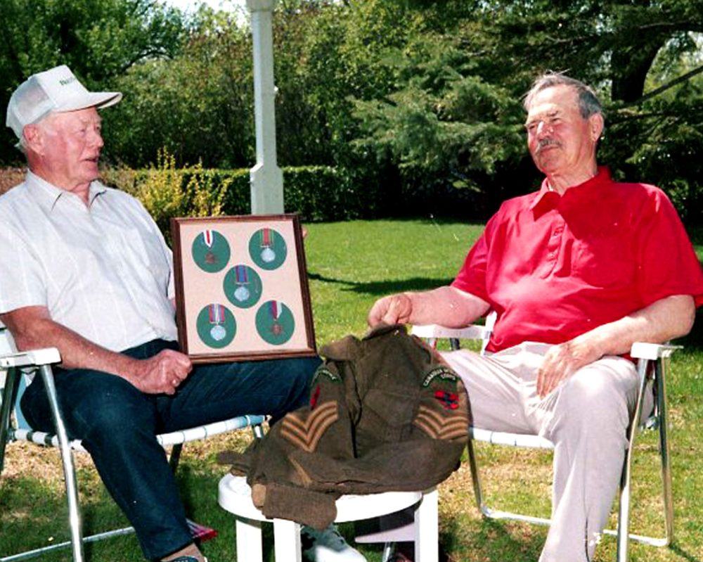 CARILLON ARCHIVES
Steinbach D-Day veterans Irving Scott and Alex Tarasenko participated in the June 6, 1944 invasion of Normandy which changed the course of the Second World War, 50 years ago.