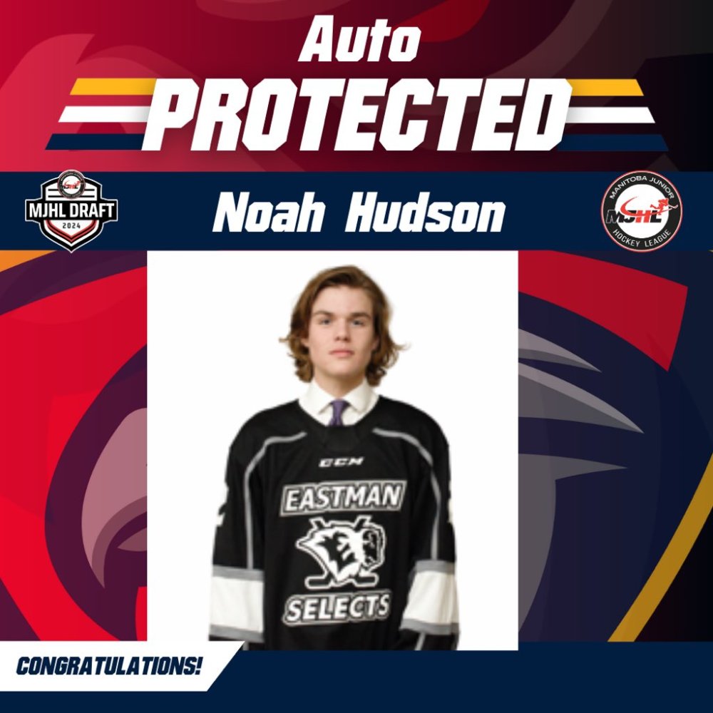 Niverville Nighthawks
Malachi Thiessen, Noah Hudson and Max Dowse were auto-protected by the Steinbach Pistons and Niverville Nighthawks May 28 in advance of the MJHL draft.