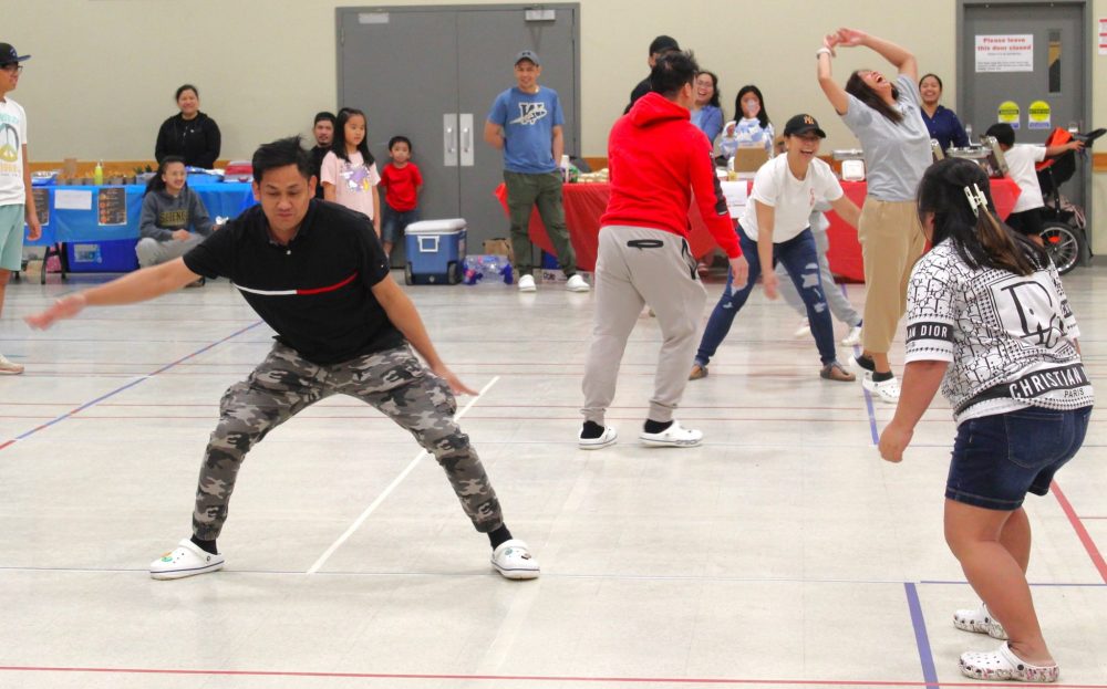 CHRIS GAREAU THE CARILLON
A game of patintero saw the adults get their chance to join in the fun at Southeast Manitoba Filipino Association’s first Palarong Pinoy held at the Pat Porter Centre May 18.