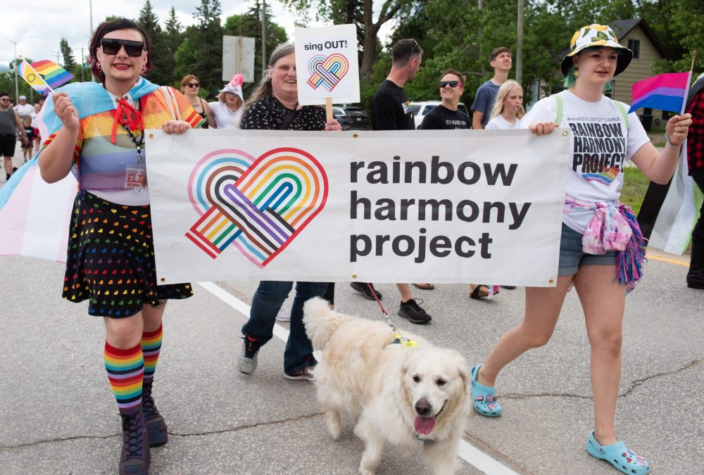 SVJETLANA MLINAREVIC THE CARILLON
Rainbow Harmony Project is a LGBTQ choir based in Winnipeg, which came out to celebrate Steinbach Pride on June 23, 2024, at K.R. Barkman Park. The event saw 500 people attend according to event organizers.