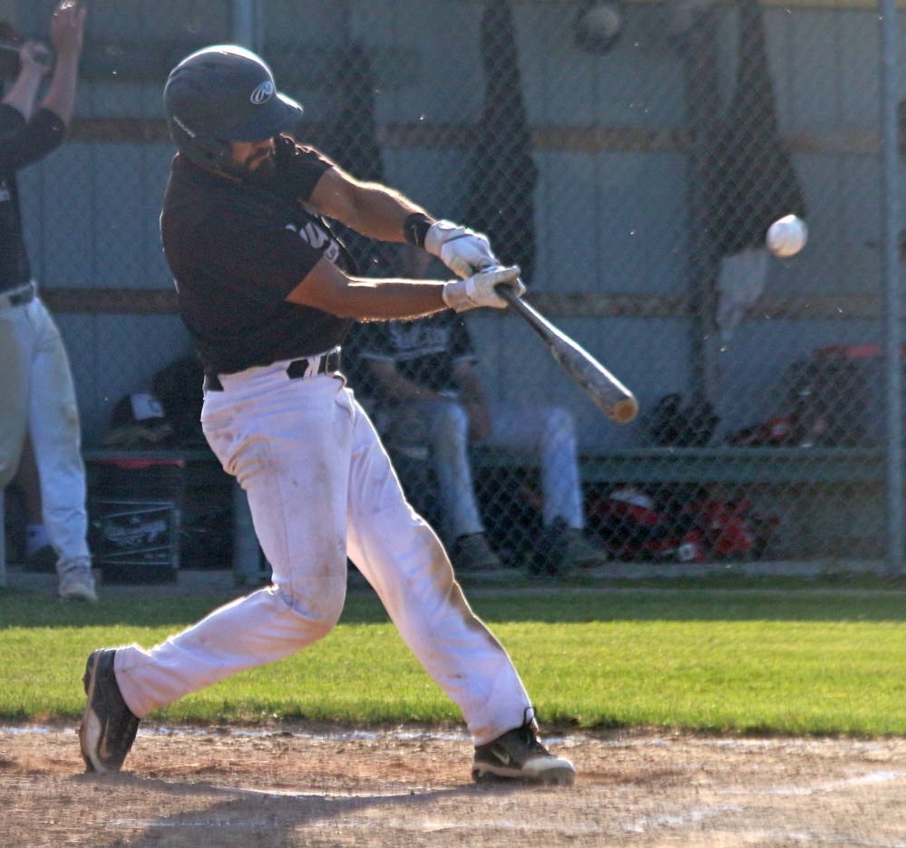 The Carillon Sultans play the West Winnipeg A's June 13 at A.D. Penner Park in Steinbach. (Cassidy Dankochik The Carillon)