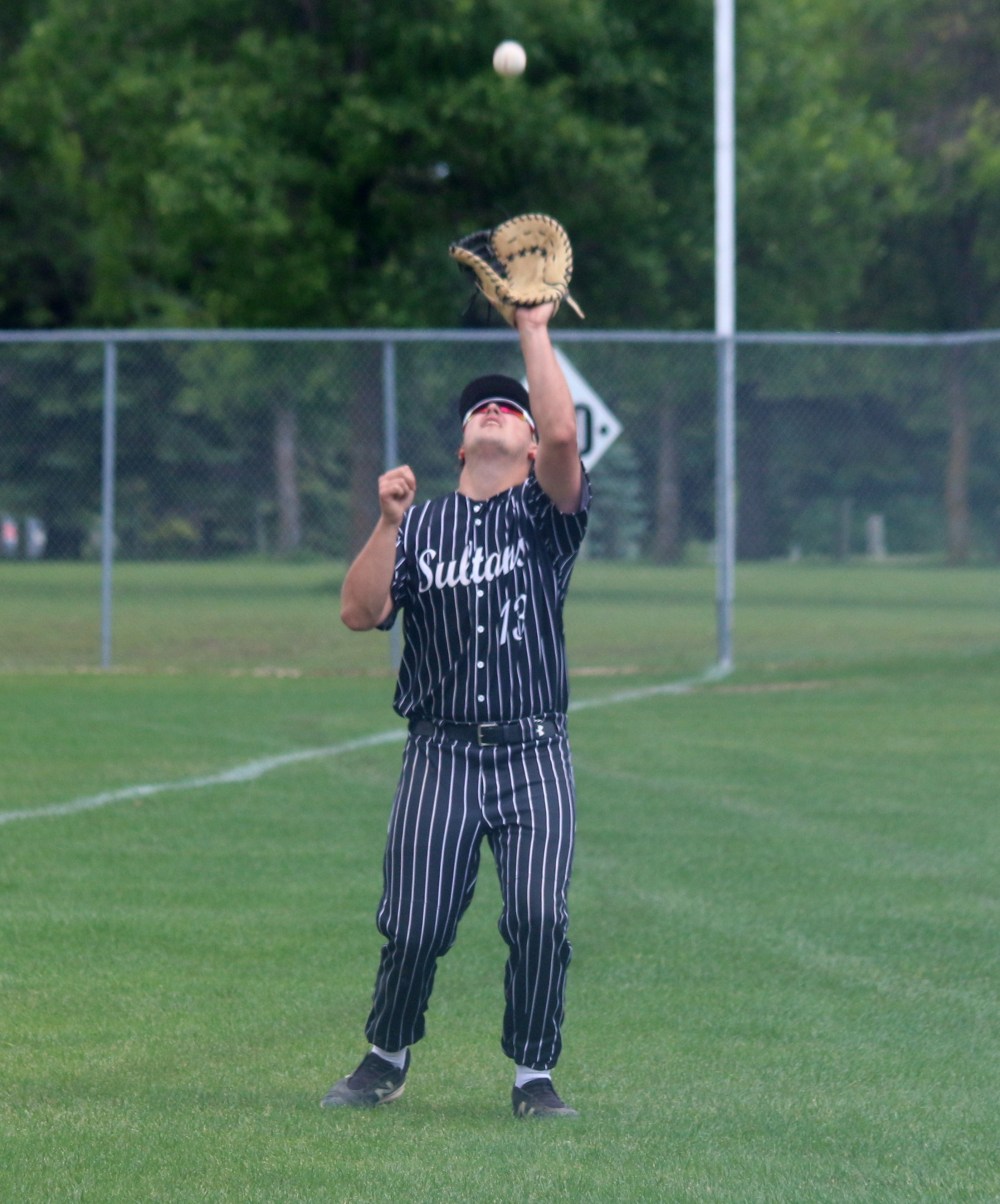 Manitoba Junior Baseball League action between the Carillon Sultans and Interlake Blue Jays at A.D. Penner Park June 23. (Cassidy Dankochik The Carillon)