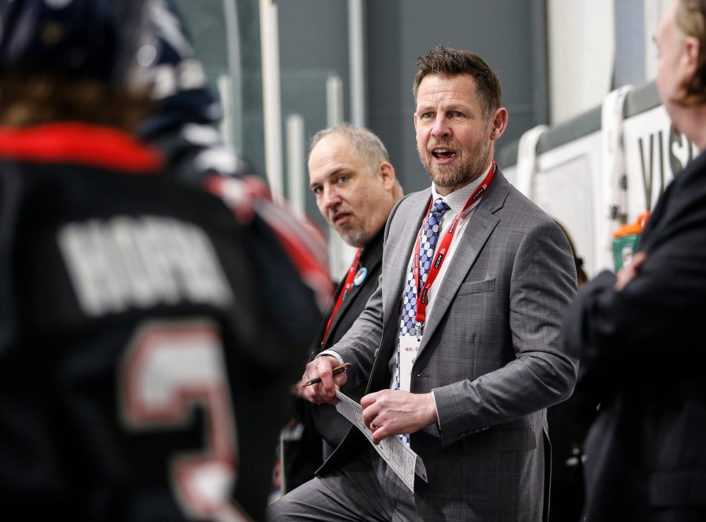 JOHN WOODS / WINNIPEG FREE PRESS
Steinbach Pistons head coach and general manager Paul Dyck said he didn’t expect the elimination of the MJHL draft to have a huge impact on the league.