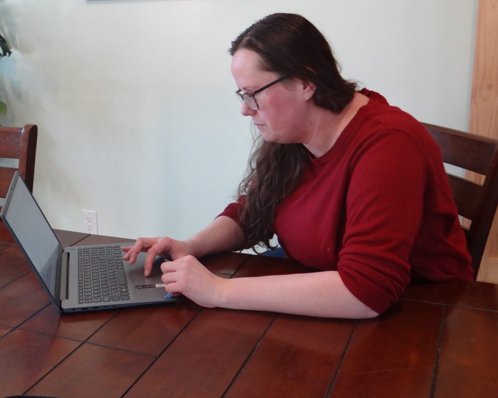 WES KEATING THE CARILLON
Dorthea Gregoire is able to work remotely from her home in Vita, as prairie provinces program director for Canadian Organic Growers.