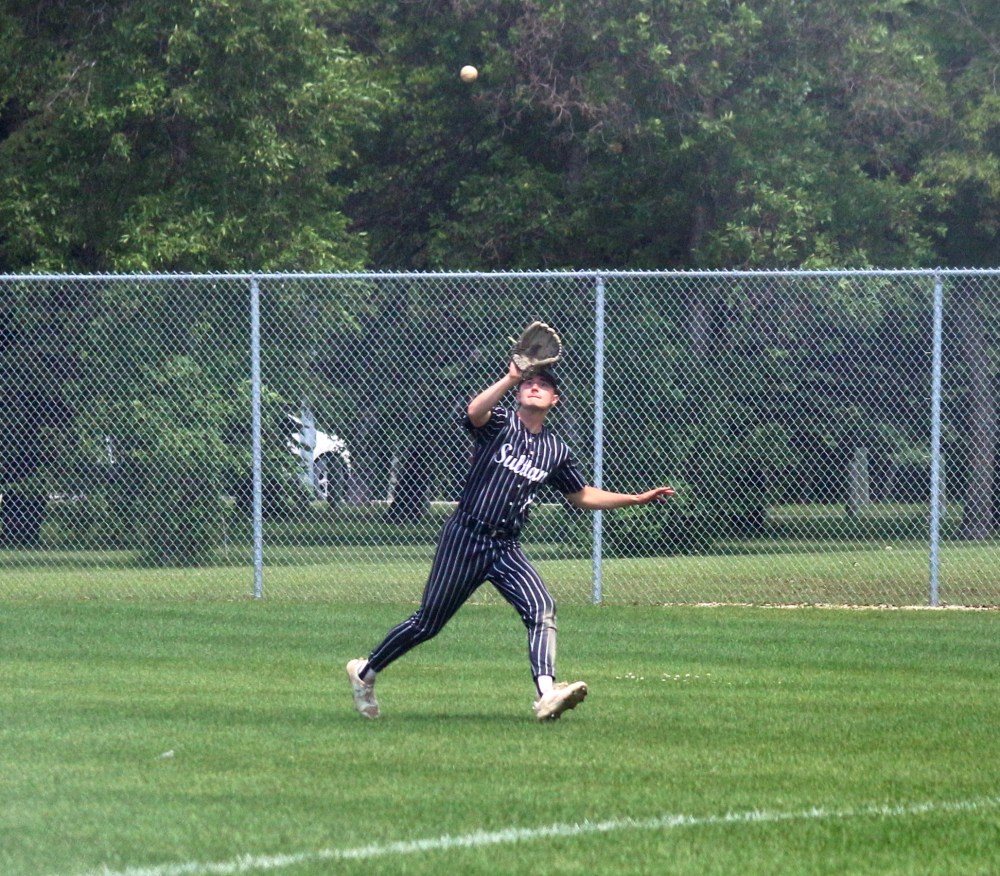 Manitoba Junior Baseball League action between the Carillon Sultans and Interlake Blue Jays at A.D. Penner Park June 23. (Cassidy Dankochik The Carillon)