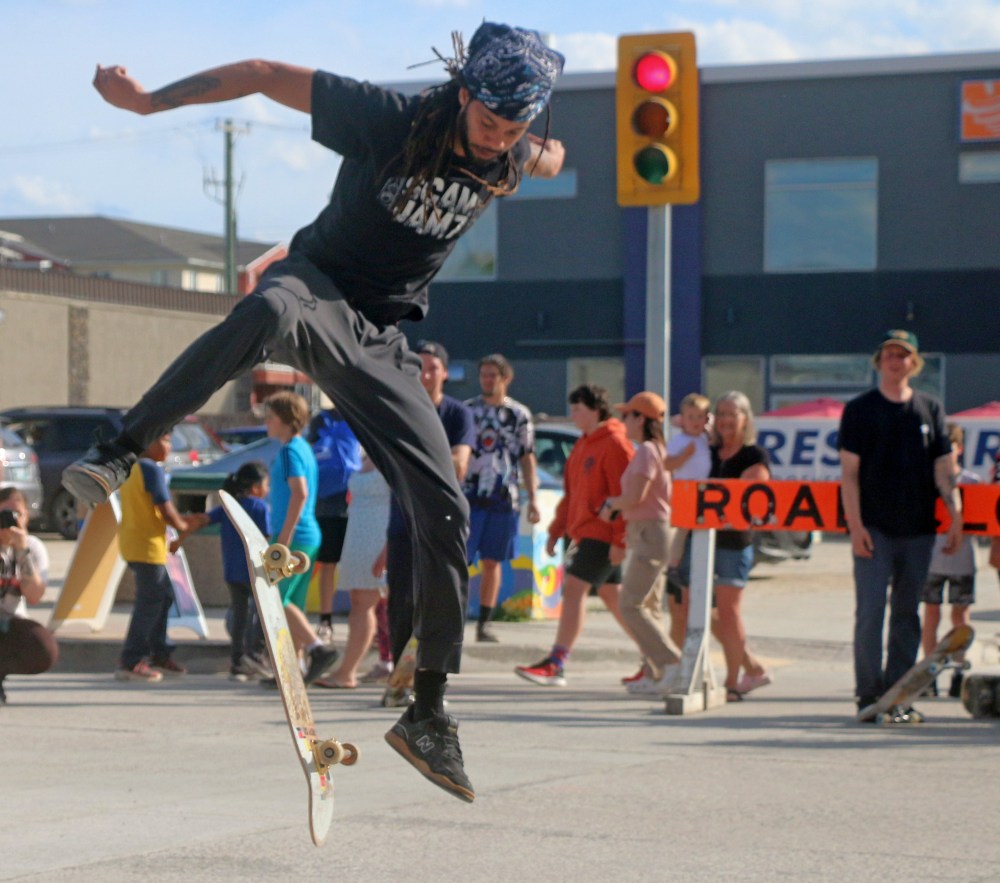 The Business Board Shop's Summer Skate Series from Summer in the City in Steinbach June 14. (Cassidy Dankochik The Carillon)