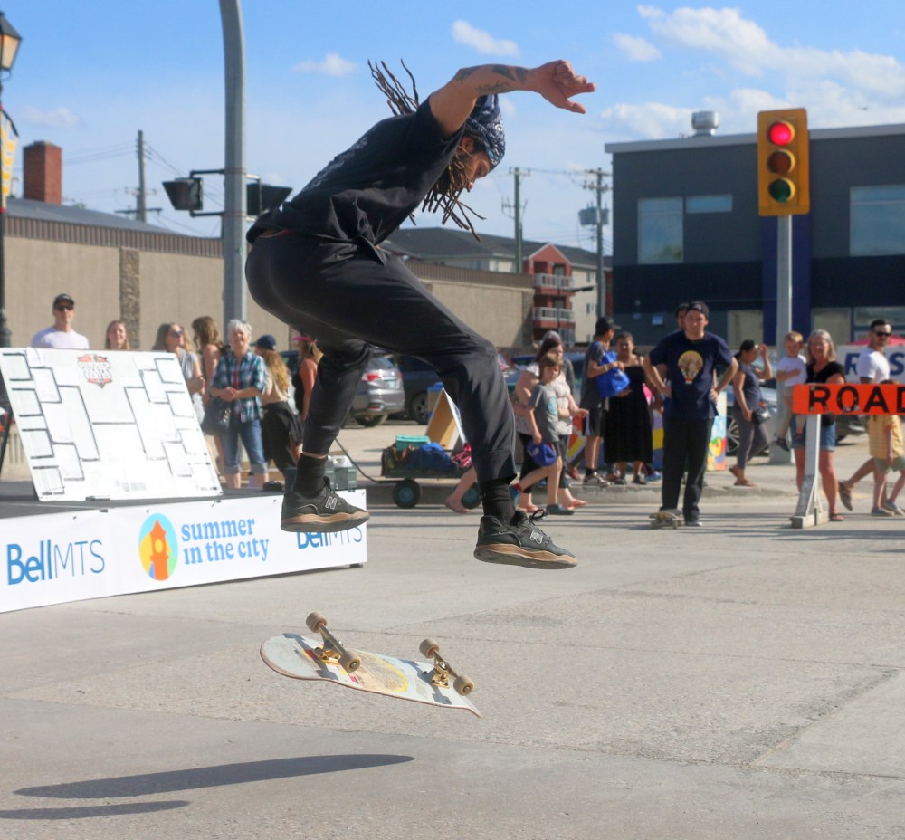 The Business Board Shop's Summer Skate Series from Summer in the City in Steinbach June 14. (Cassidy Dankochik The Carillon)