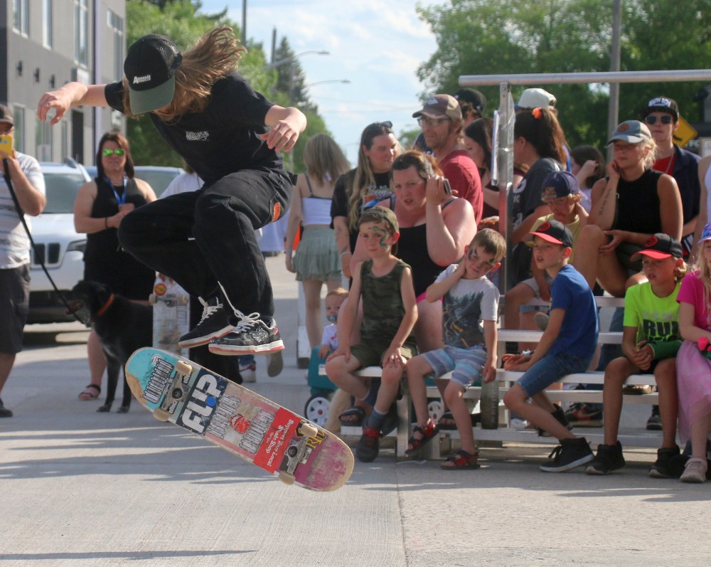The Business Board Shop's Summer Skate Series from Summer in the City in Steinbach June 14. (Cassidy Dankochik The Carillon)