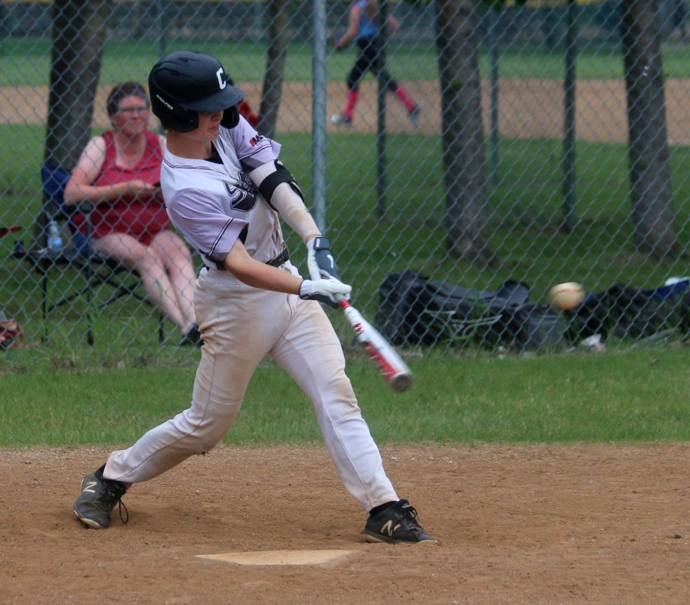The U15 AAA Carillon Sultans play against the South Central Cubs in Ile des Chenes June 21. (Cassidy Dankochik The Carillon)