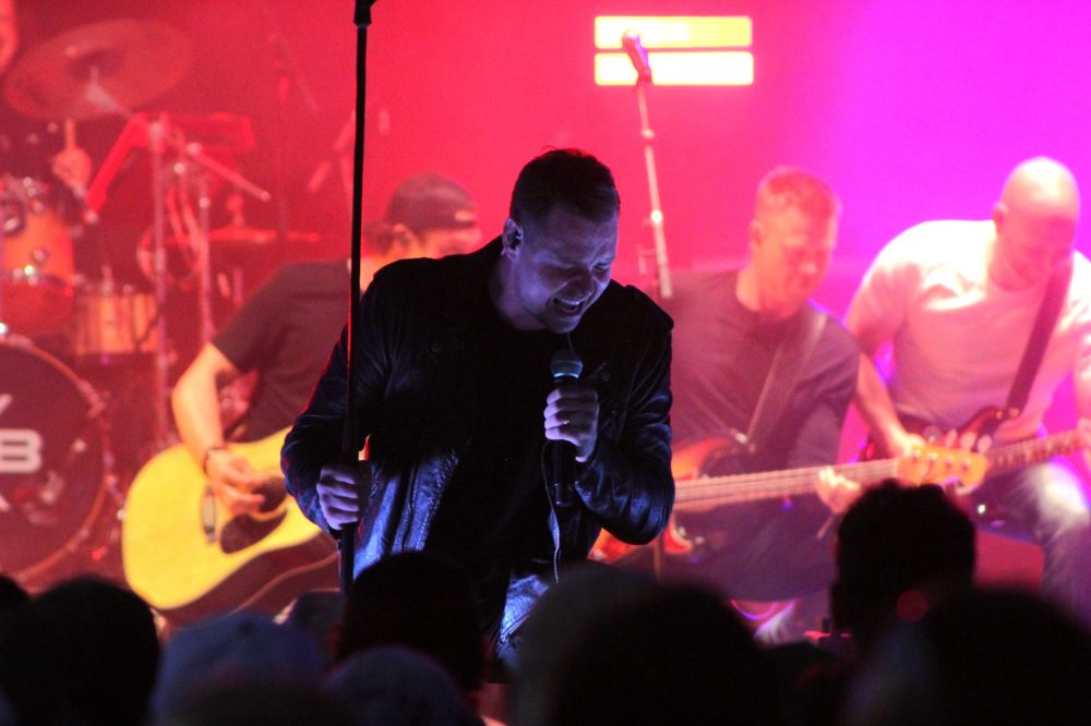 CHRIS GAREAU THE CARILLON
Headliner Hunter Brothers put on a rocking country show at the Niverville Fair Saturday night.
