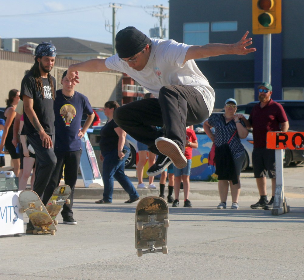 The Business Board Shop's Summer Skate Series from Summer in the City in Steinbach June 14. (Cassidy Dankochik The Carillon)