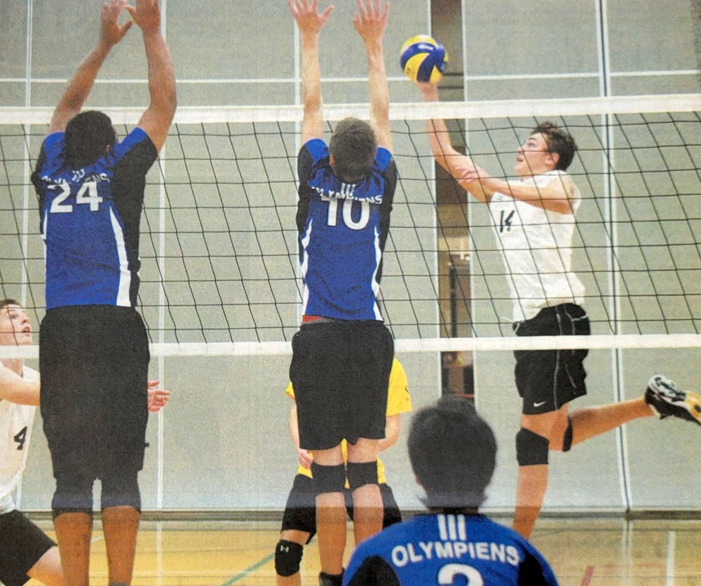 Eric Loeppky was a star for the Steinbach Regional Secondary School Sabres before heading to Trinity Western University and on to the professional ranks. He'll be suiting up for Canada at the 2024 Paris Olympic Games. (Terry Frey Carillon Archives)