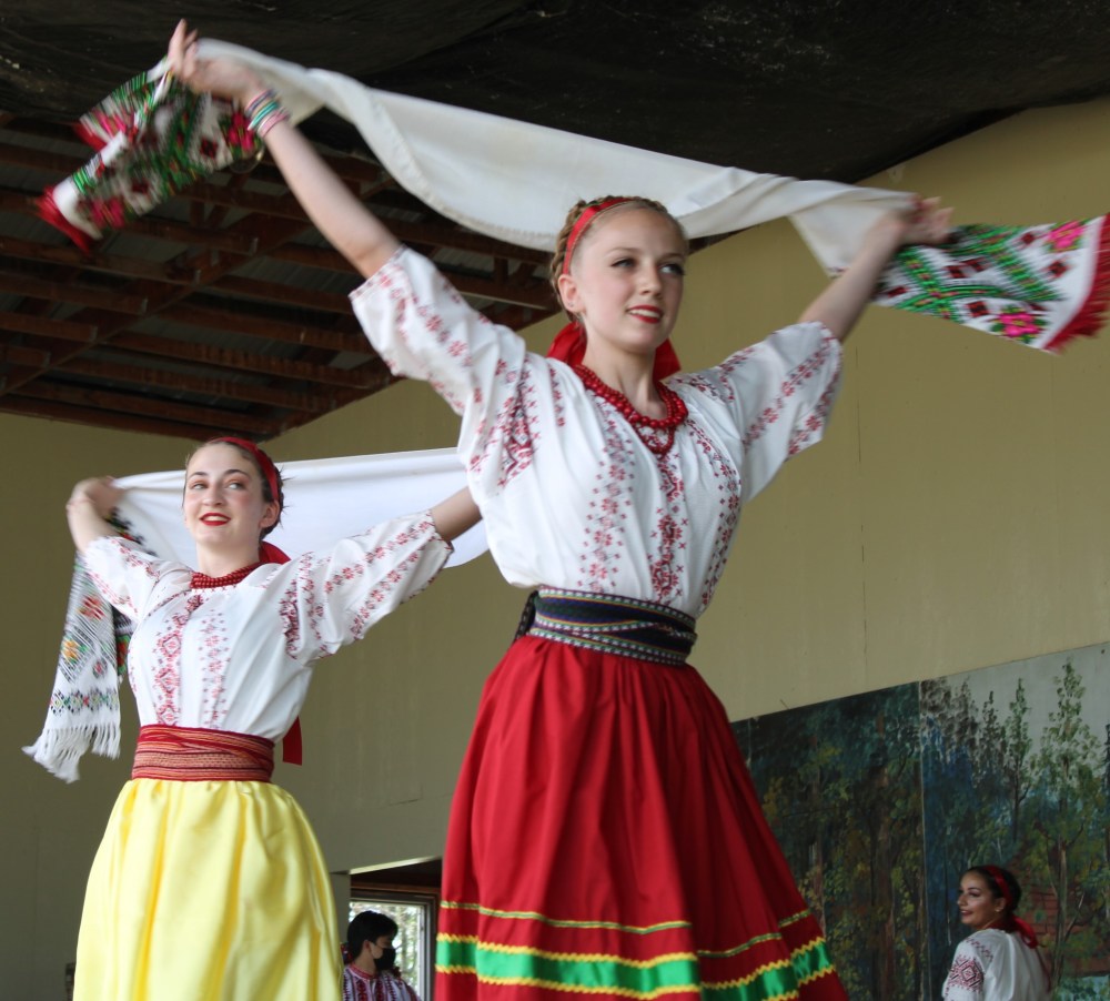 Romanetz performs We are Romanetz during the program at the Gardenton Ukrainian & Multicultural Festival on July 13.