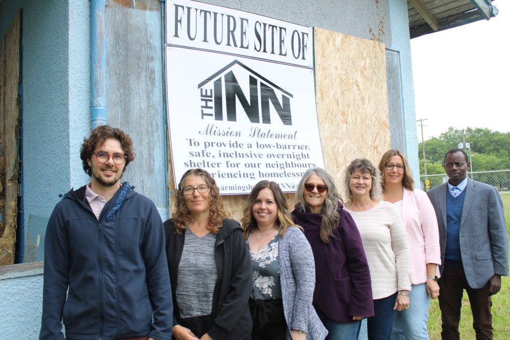 GREG VANDERMEULEN THE CARILLON
Left, Matthew Frischbutter, Darlene Siemens, Celine Harris, Leona Doerksen, Kim Heidinger, Christine Gerbrandt, and Phelix Lore. The board also includes Brad Unger and Robert Jessup.
